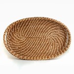 Guatemala Basket Oval Pine Needle Tray