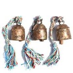 India Mini Copper Bell W Tassel