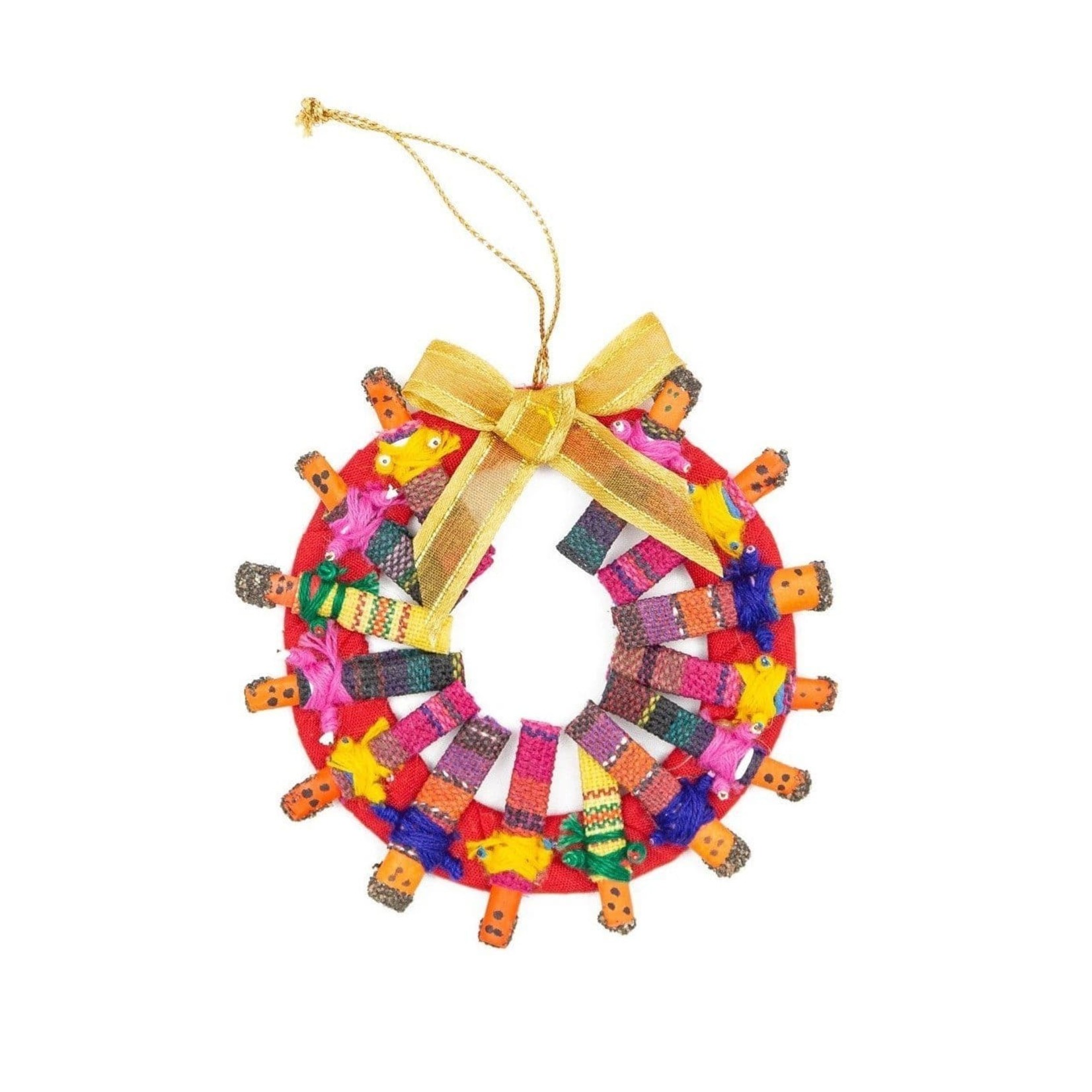 Guatemala Orn Worry Doll Wreath