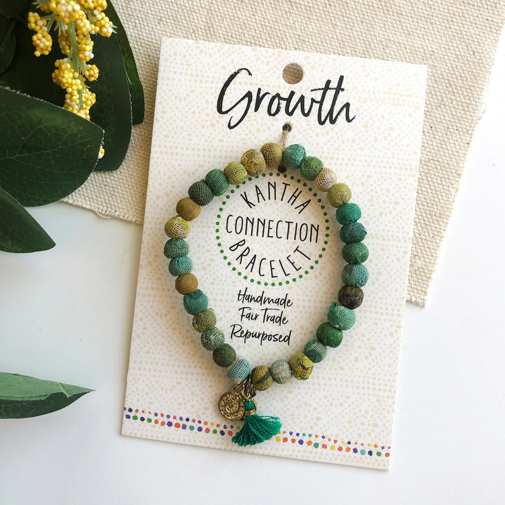 India Kantha Connection - Growth (Green)