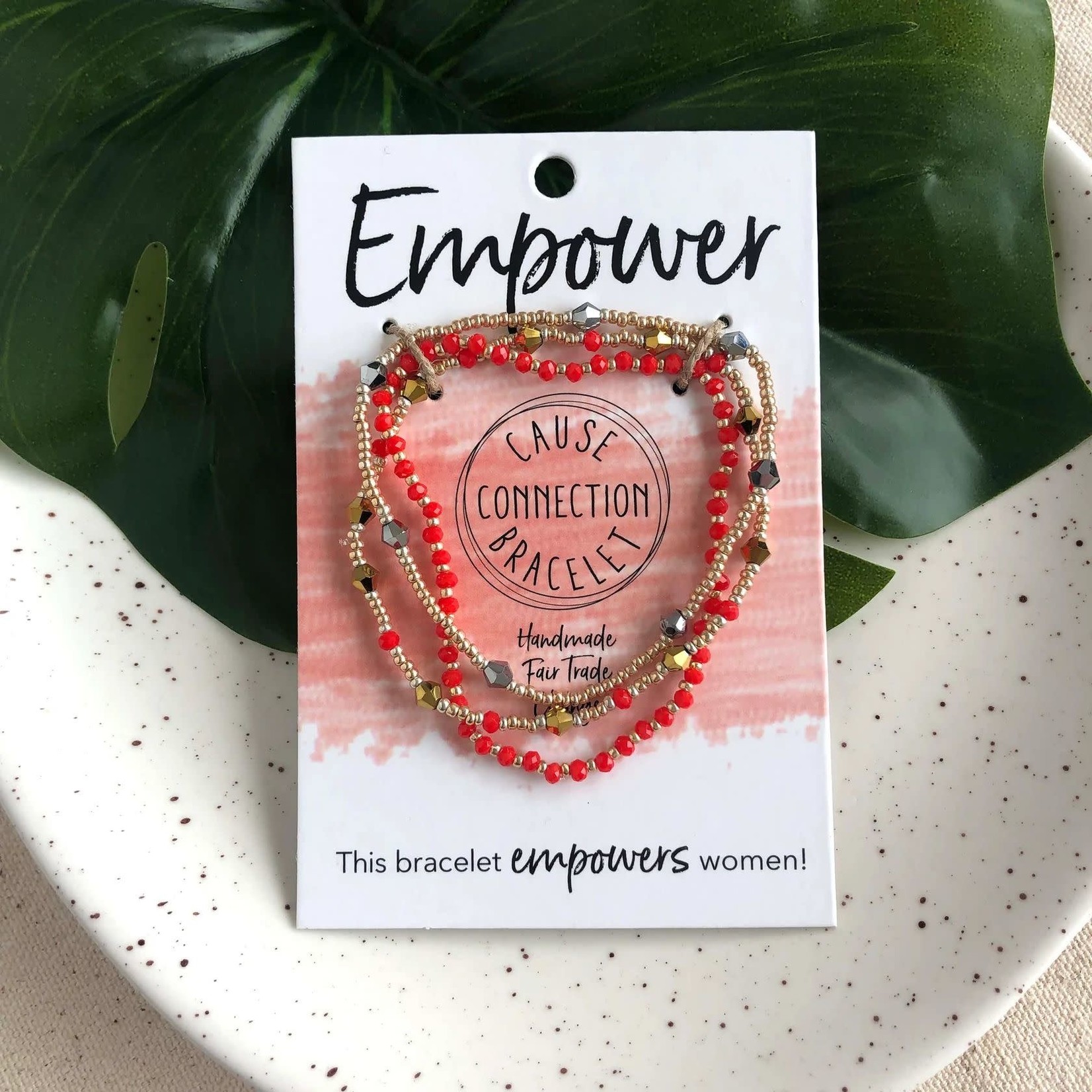 India Cause Bracelet - Empower Red