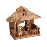 West Bank Nativity Music Box Olive Wood