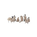 West Bank Nativity Wool Wrapped Family