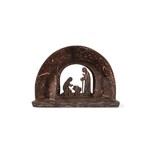 Cambodia Nativity In Coconut Shell