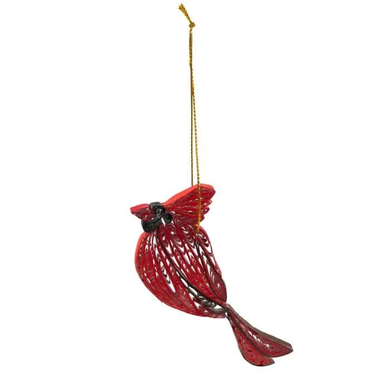 Vietnam Ornament Cardinal M/3 Quilled Paper 3.5L