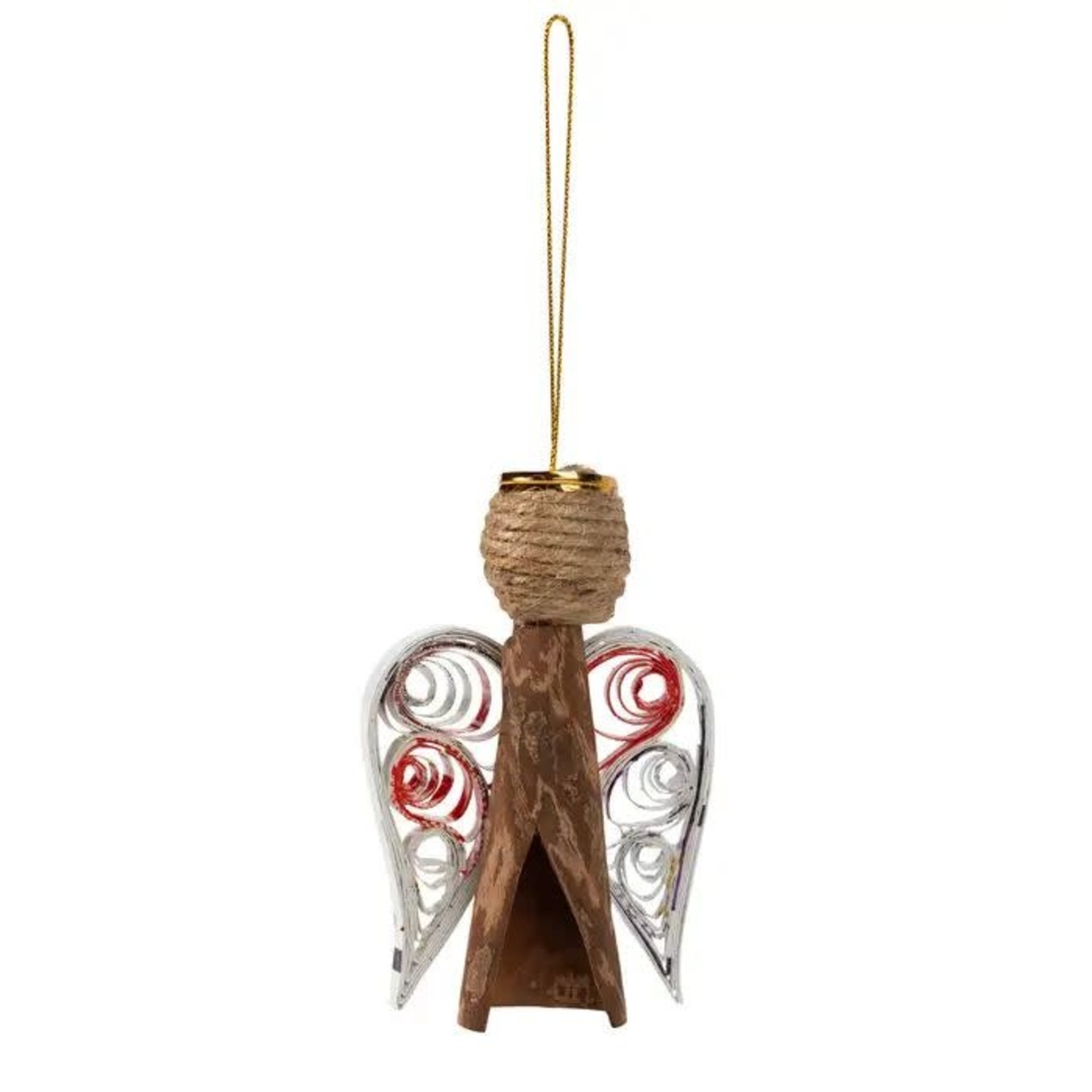 Vietnam Ornament Angel M/3 Quilled Paper/Cinn Ba