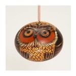 Peru Ornament Owl Gourd