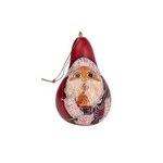 Peru Ornament Shushing Santa Gourd