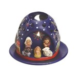 Peru Nativity Mountain Candleholder