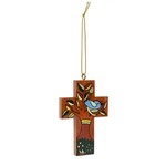 El Salvador Ornament Cross Bird on Tree