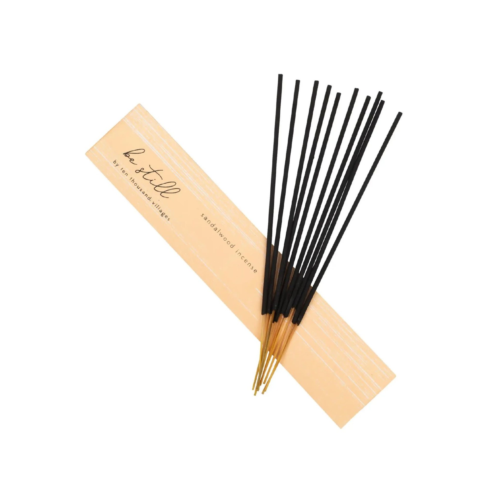 India Incense Sticks Set/10 Sandalwood 8L Brow