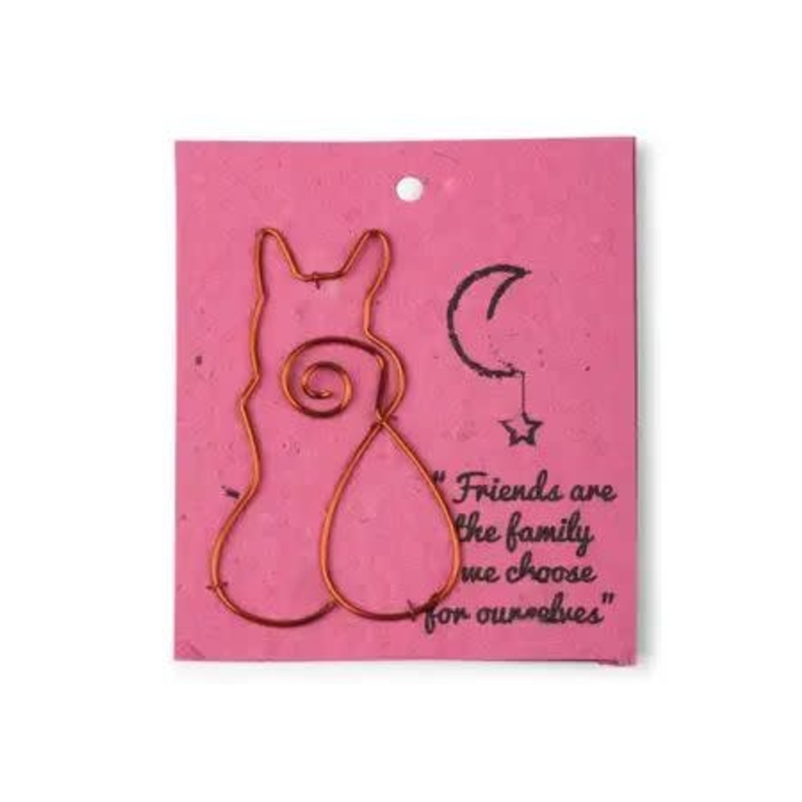 Kenya Bookmark Cat/Card M/3 Copper 4H Pink