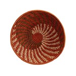 Uganda Basket Burnt Orange Swirl