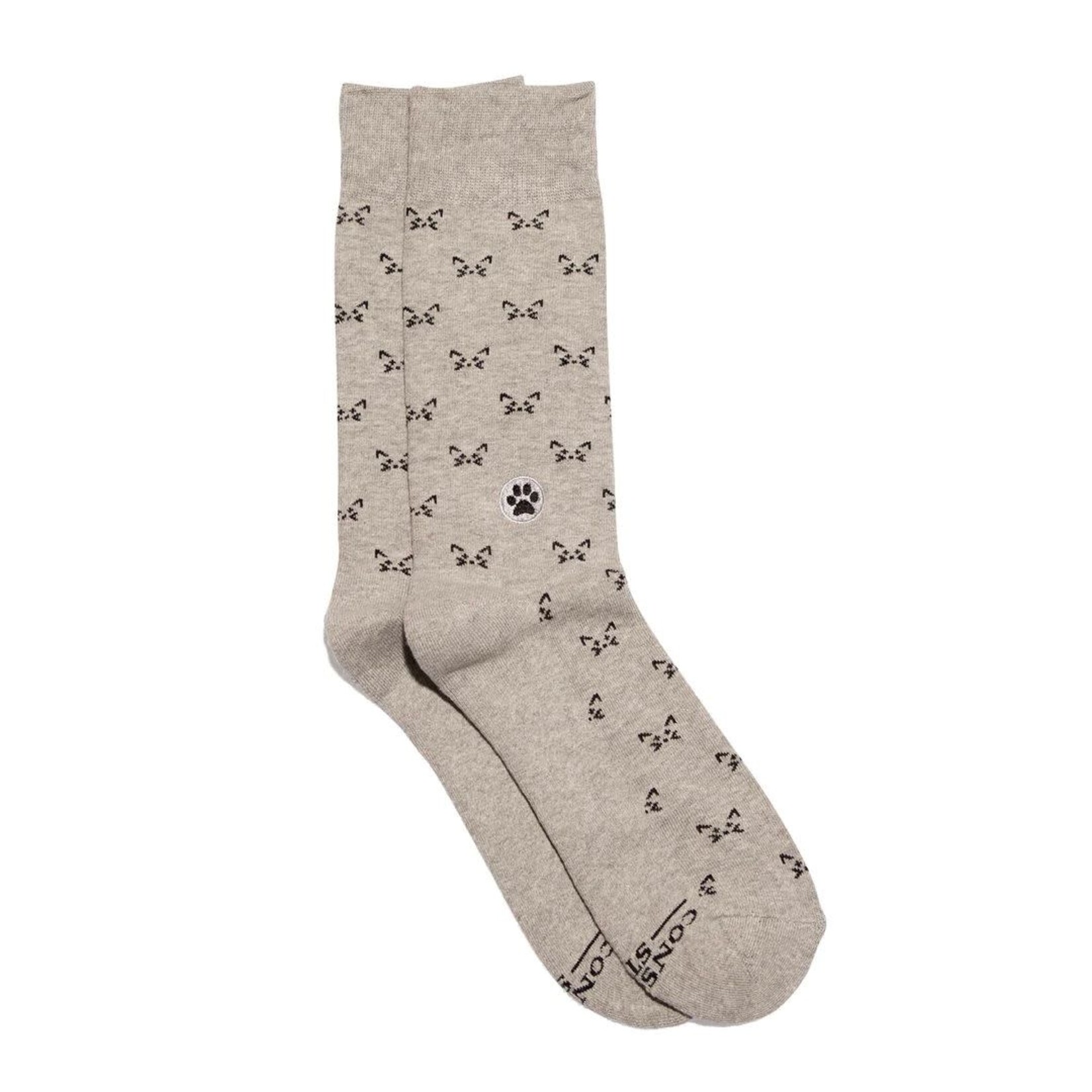 India Socks Save Cats, Ears - L
