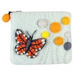 Nepal Coin Purse Monarch Butterfly