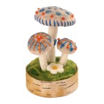 Nepal Felt Plant Woodland Mushroom Blue