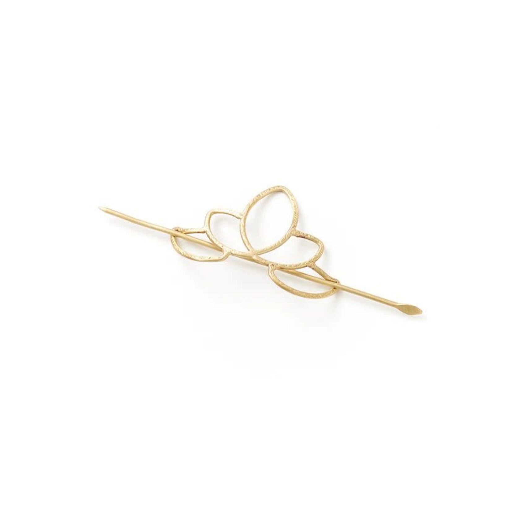 India Hair Slide & Stick - Kairavini Lotus