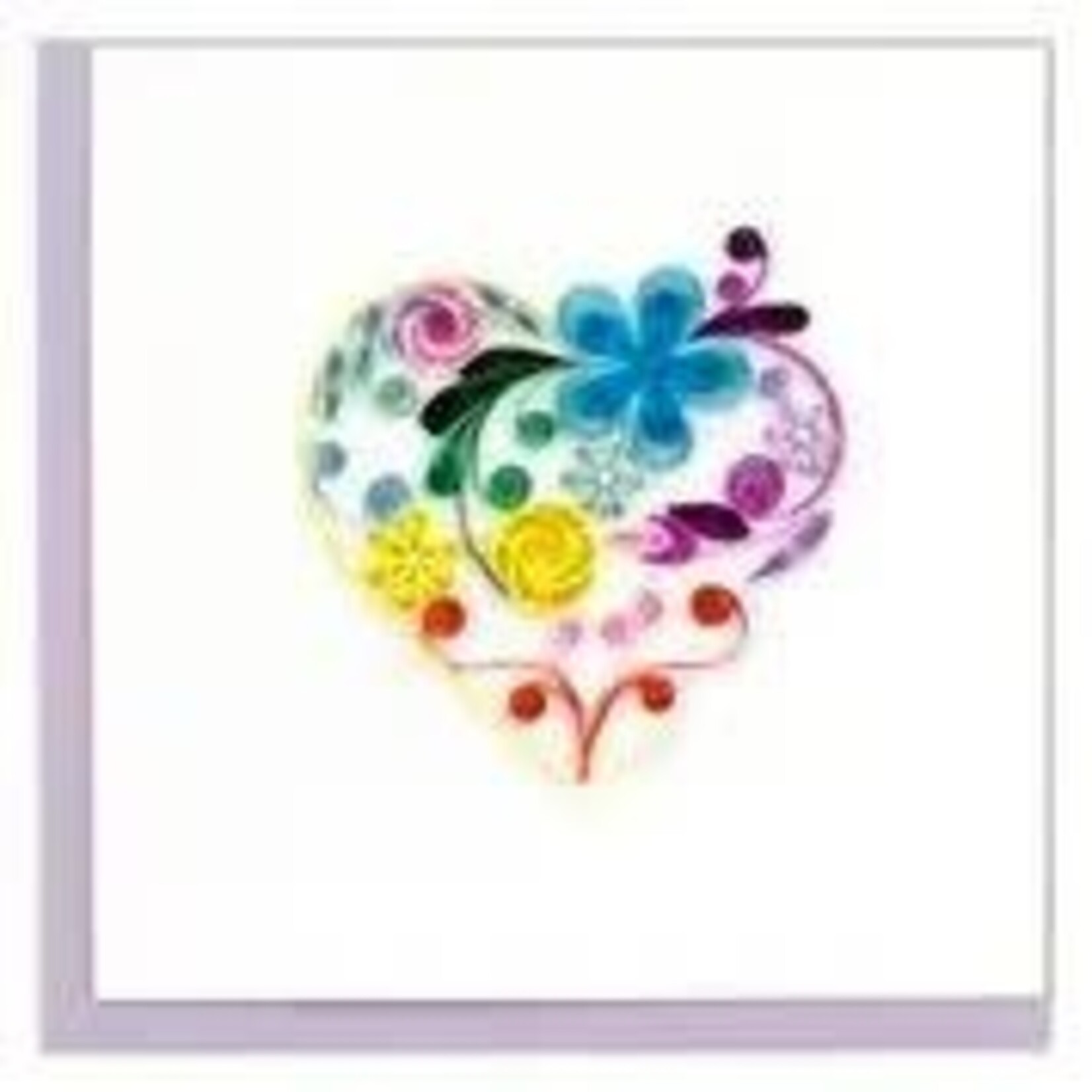 Vietnam Floral Rainbow Heart QC
