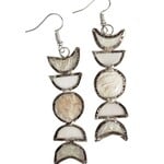 Philippines Earring Moon Phases Capiz