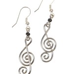Kenya Earrings Treble Clef