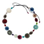 India Necklace String Wrap Circles
