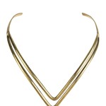 India Necklace Double V Collar