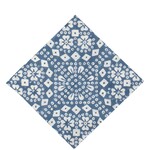 India Napkin Geo Mosaic M/4 Cotton 20X20 Blue/