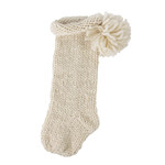 Nepal Stocking loose knit wool 19Lx6W cream