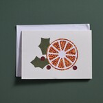 Bangladesh Card Orange B-Print M/3 Paper 7X5 Orng/Grn/Red