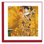 Vietnam Lady in Gold, Klimt - Artist Card QC