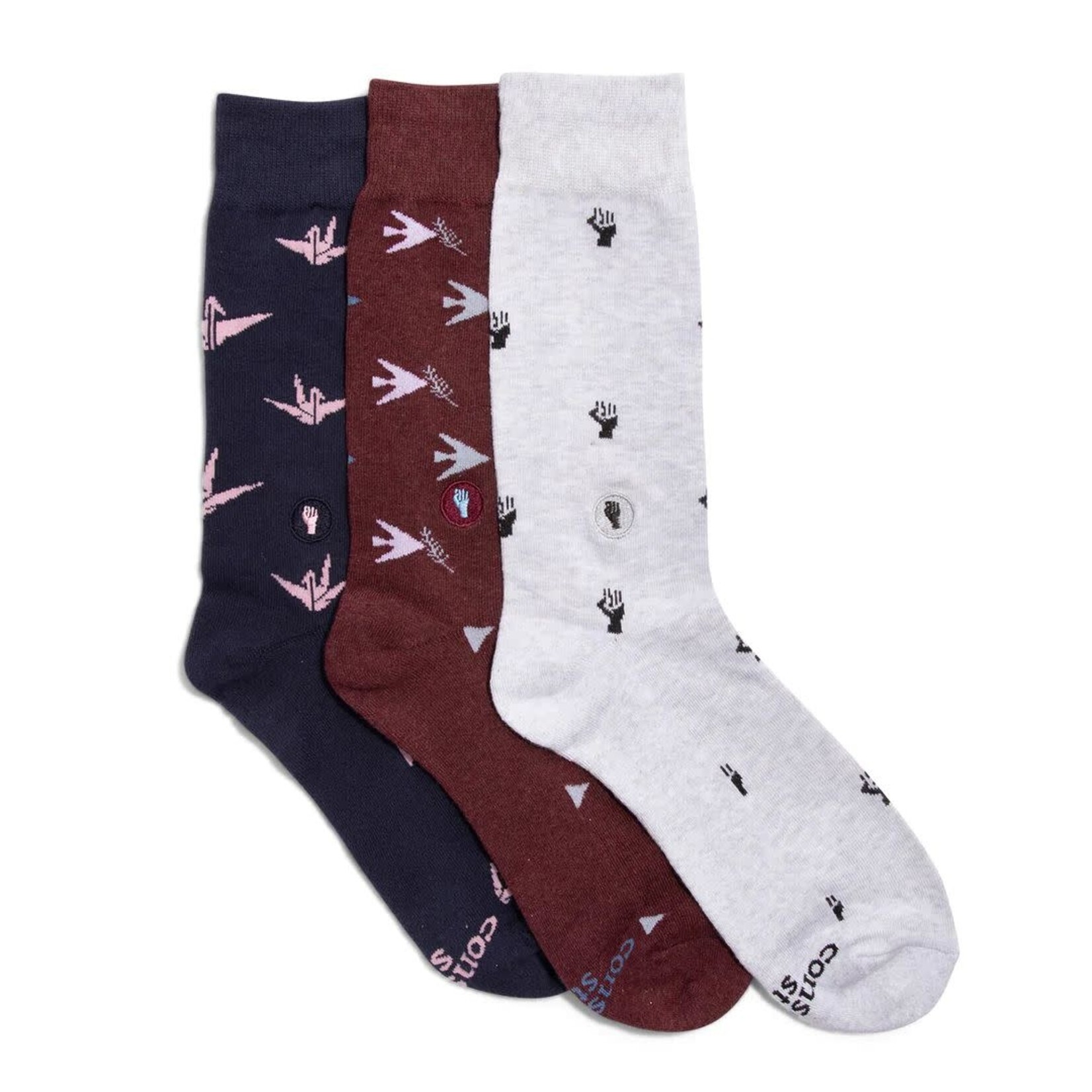 India Set Socks Equality Patterns - S