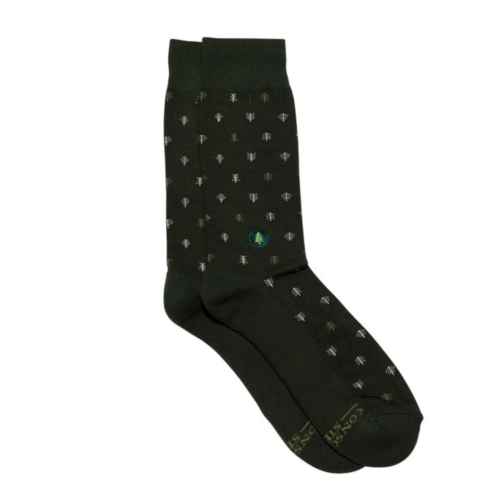 India Socks Plant Trees Drk Green Small Trees - L