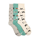 India Set Socks That Save Cats - S