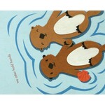 Philippines Otter Hold Hands