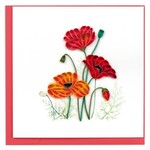 Vietnam Red & Orange Poppies QC