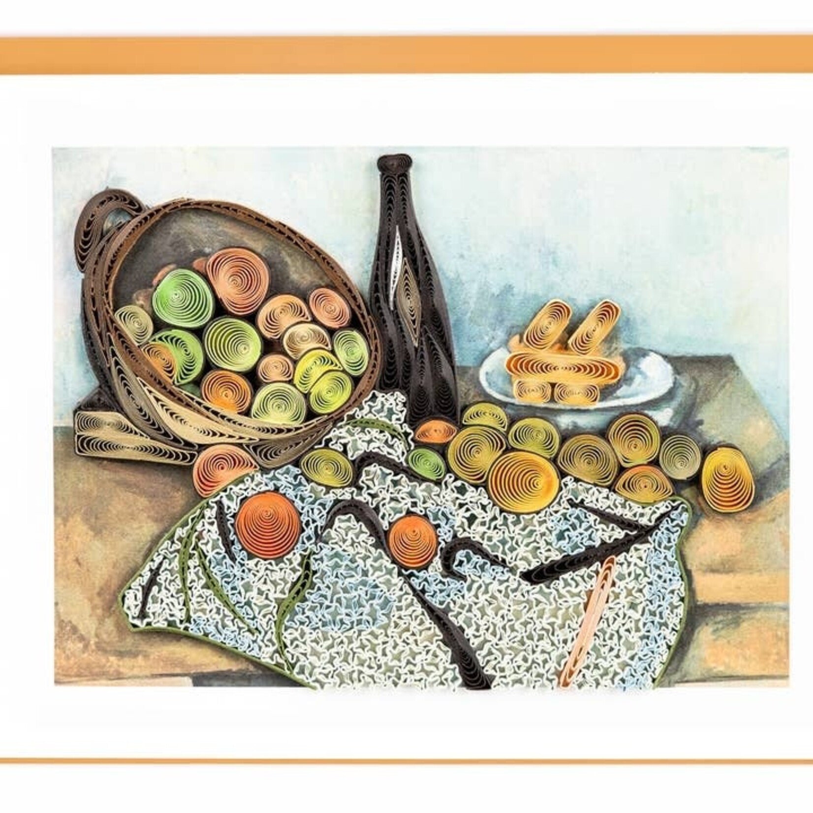 Vietnam Basket of Apples, Cezanne - Artist Card QC