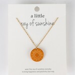 Ecuador Necklace sunshine pend tagua 16L yellow/gold