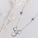 India Necklace Thread Wrap Crcls/Bds Fn Chn 47