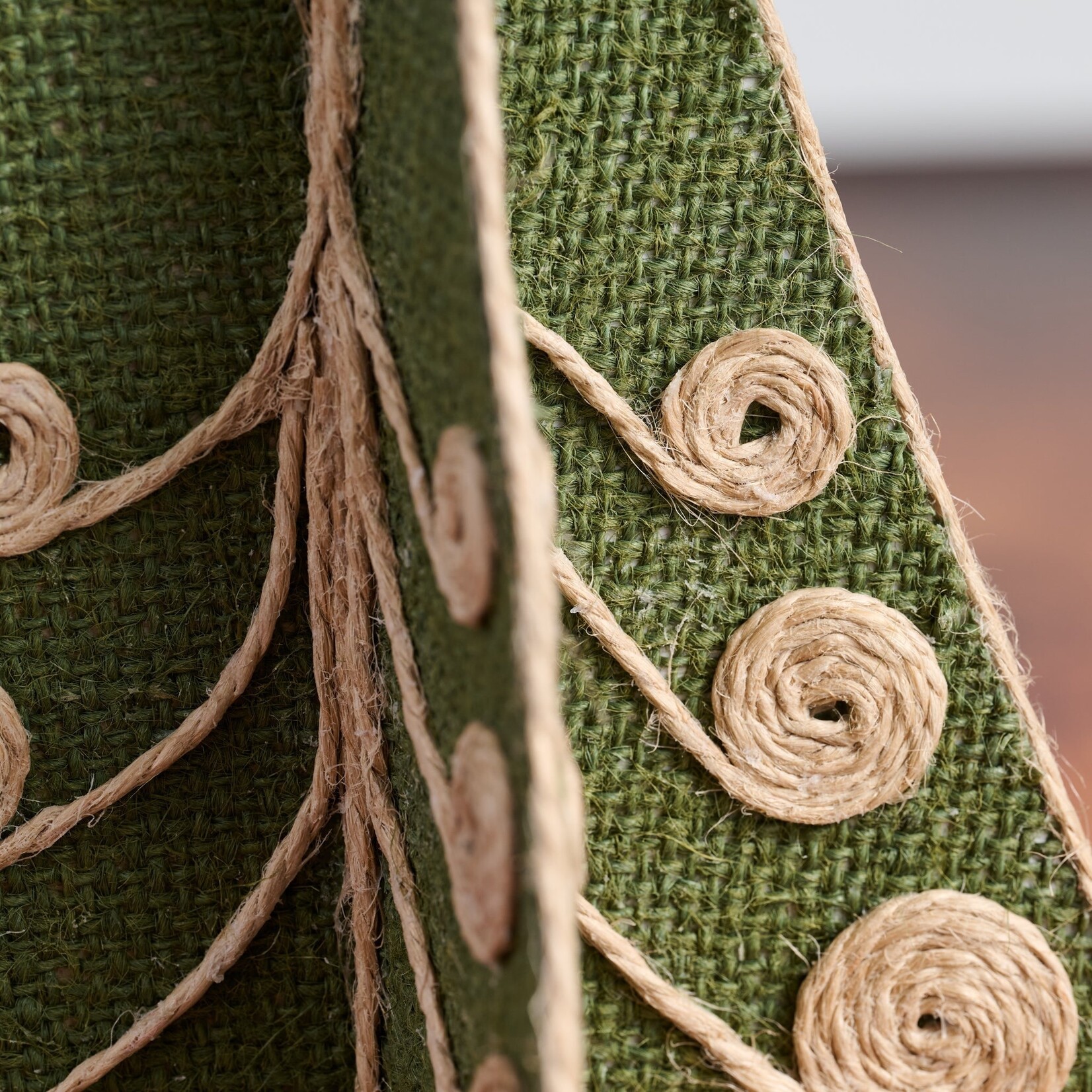 Bangladesh Tree Decor M W/Spirals M/2 Jute 8H Grn/Nat