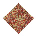 India Napkin Kalamkhari M/4 Cotton 20Sq Red/Blue/Yelllow
