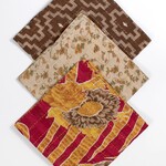 Bangladesh Napkin Stitched Sari M/4 Cotton 18Sq Ass