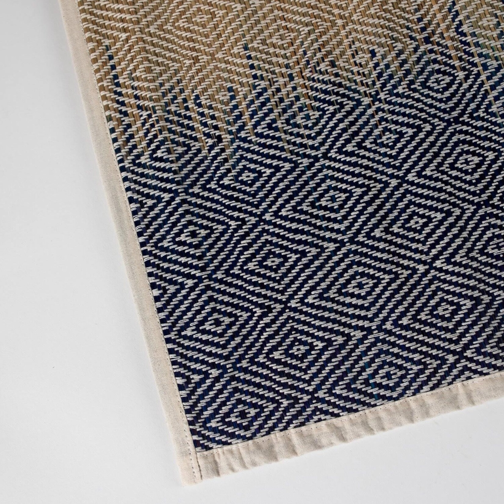India Placemat Ombre M/2 Madur Grass/Cttn 19X1