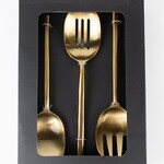 India Utensils sundown set/3 w/box smooth brass 10 br