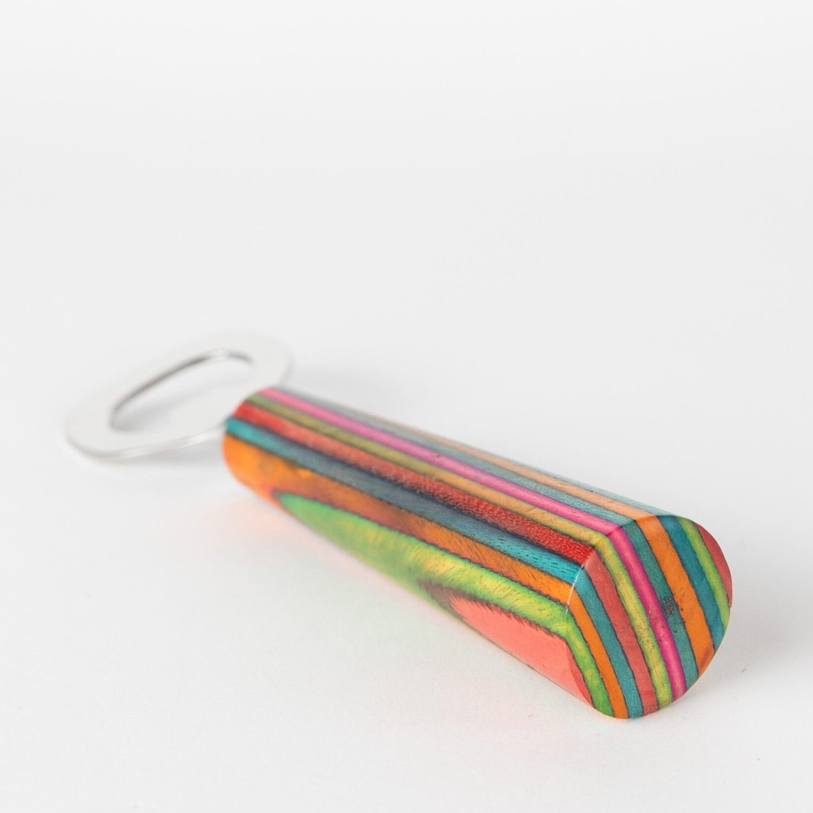 India Bottle Opener Striped Papri Wd 6.25L Multi