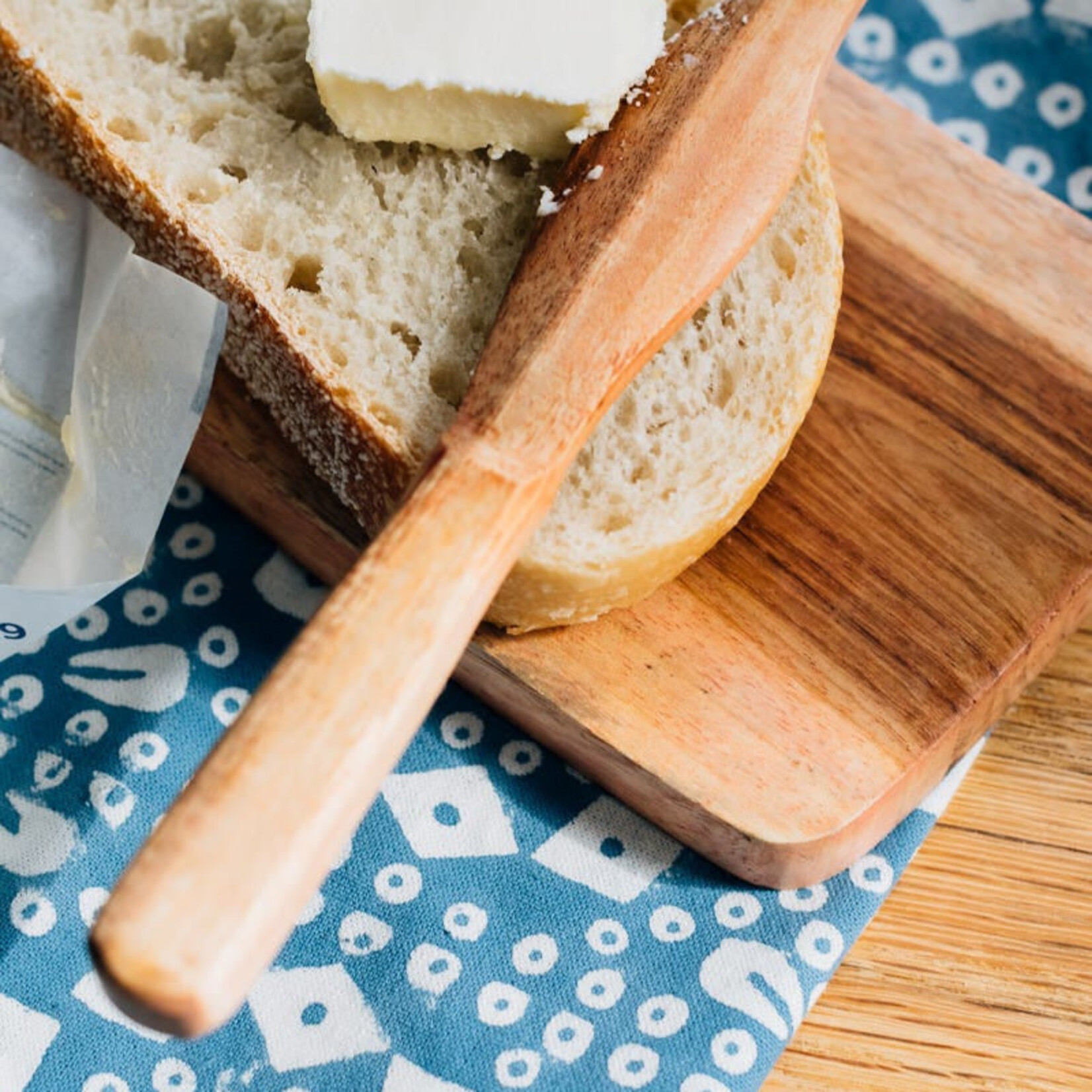 India Serving Board W/Knife Acacia Wood Approx