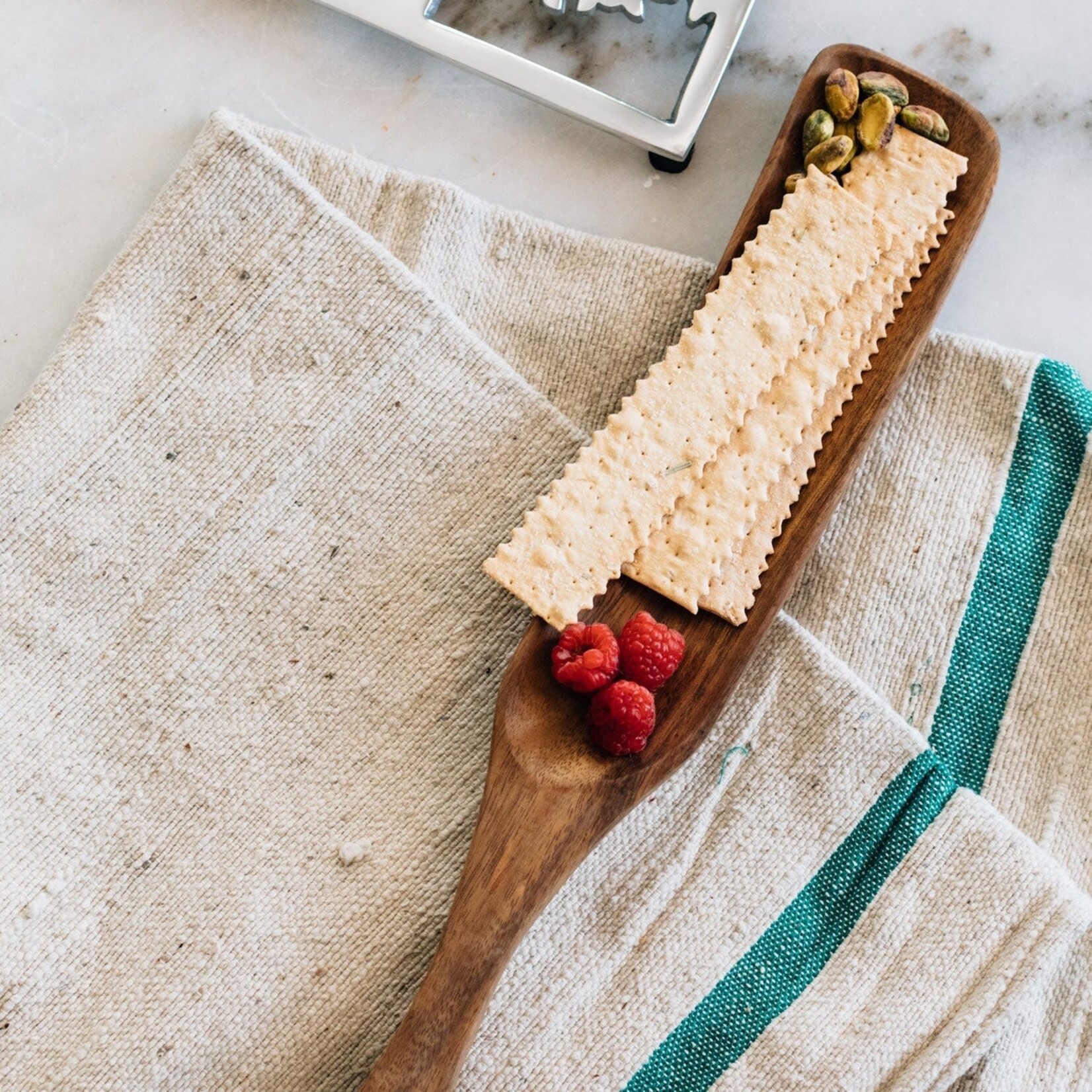 India Serving Board Narrow Wood 16Lx2.5W Natur