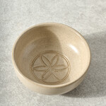 Nepal Bowl Dipping Germ Of Life M/2 Ceramic 3.5D Tan
