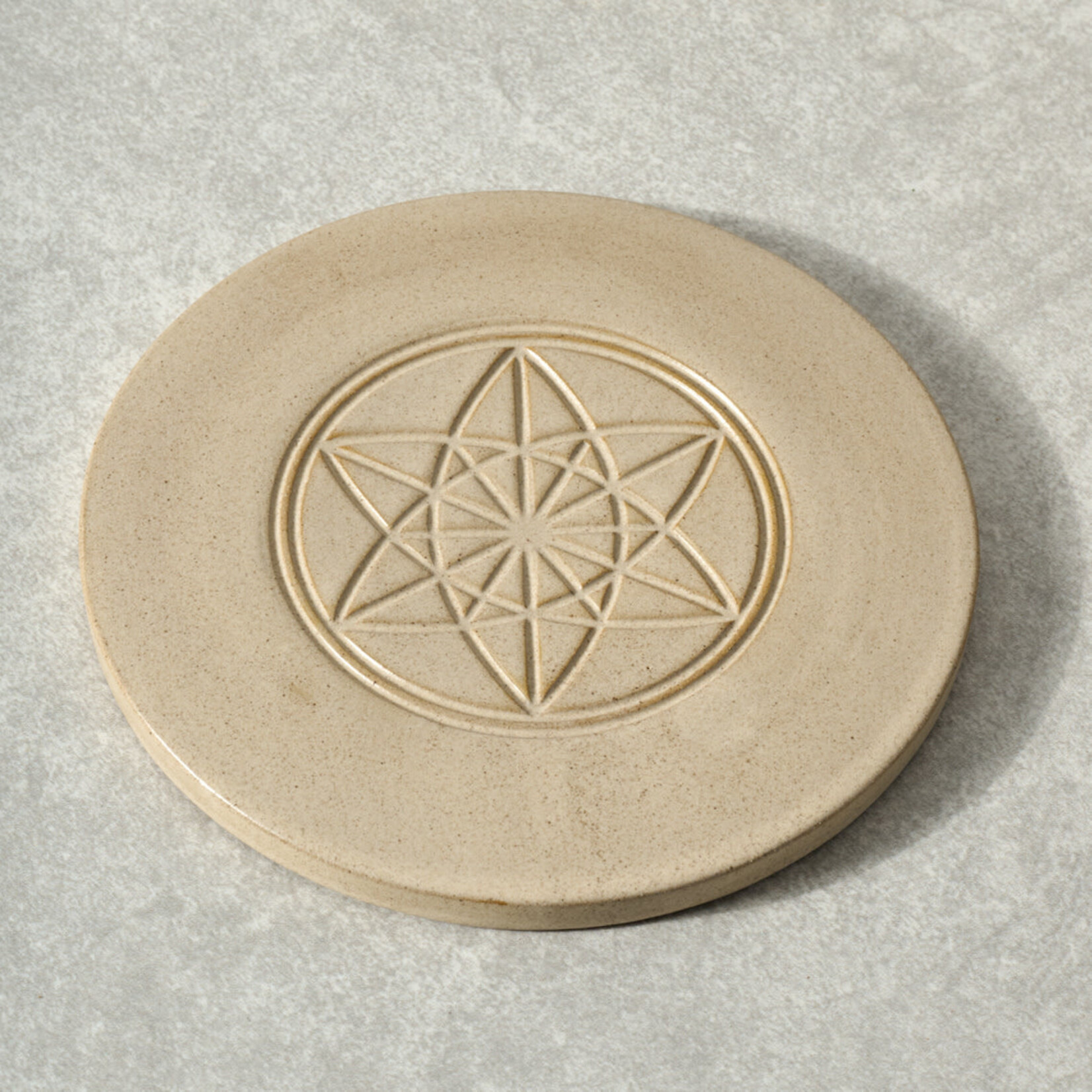 Nepal Trivet Equilibrium Of Life Ceramic 7D Tan