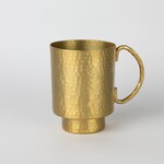India Mug Mogul F/20Oz Hammered Alum 3.5Dx4.75H Brass