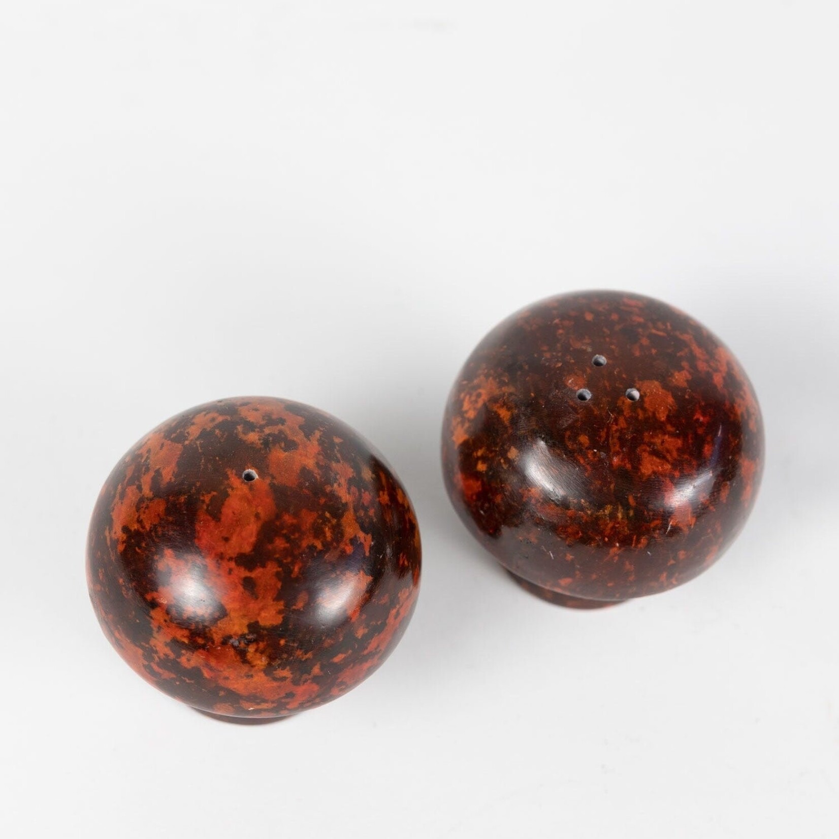 India Salt & Pepper Shakers Mushrooms Stone 2D